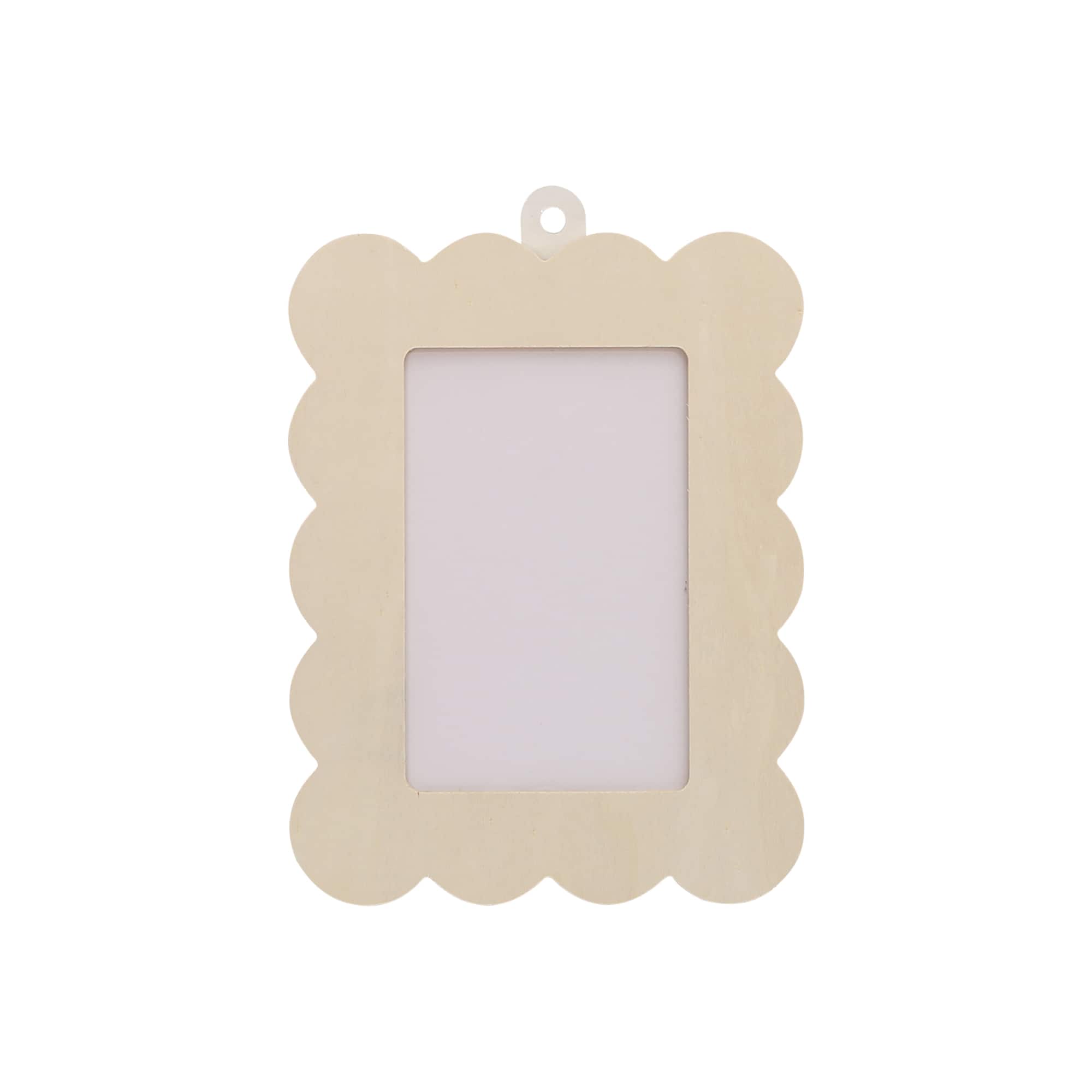 4" x 6" Wooden Scalloped Frame by Make Market®